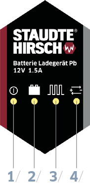 LED-Anzeige Batterie-Ladegerät Pb SH-3.110