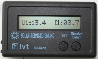 Fernanzeige für MPPT-Solarladeregler IVT