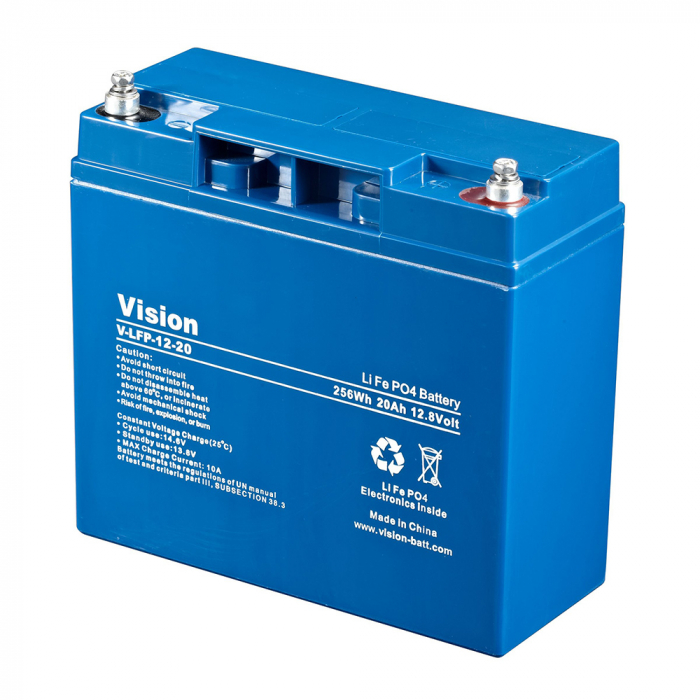 LiFePO₄-Akku 12 V / 20 Ah VISION VISLFP1220