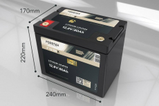 LiFePO₄ Premium Batterie FORSTER 12,8 V/80 Ah 200 A-BMS-2.0 | Bluetooth Mess-Shunt | F12-080XB