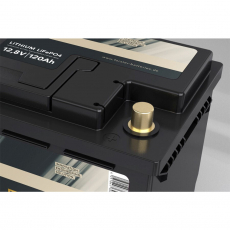 LiFePO₄ Premium Batterie FORSTER 12,8 V/120 Ah 200 A-BMS-2.0 | Bluetooth Mess-Shunt | F12-120XB