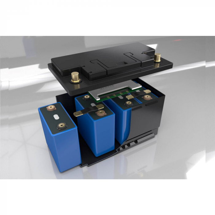 LiFePO₄ Premium Batterie FORSTER 12,8 V/120 Ah 200 A-BMS-2.0 | Bluetooth Mess-Shunt | F12-120XB