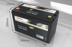 LiFePO₄ Premium Batterie FORSTER 12,8 V/100 Ah 200 A-BMS-2.0 | F12-100X