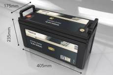 LiFePO₄ Premium Batterie FORSTER 12,8 V/200 Ah 200 A-BMS-2.0 | Bluetooth Mess-Shunt | F12-200XB