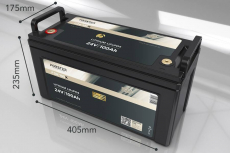 LiFePO₄ Premium Batterie FORSTER 25,6 V/100 Ah 200 A-BMS-2.0 | Bluetooth Mess-Shunt | F24-100XB