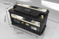 LiFePO₄ Premium Batterie FORSTER 12,8 V/100 Ah 200 A-BMS-2.0 | Bluetooth Mess-Shunt | Untersitz Ducato Ford PSA VWT6 TGE | F12-100XB1