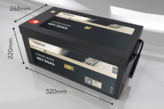 LiFePO₄ Premium Batterie FORSTER 51,2 V/50 Ah 200 A-BMS-2.0 | Bluetooth Mess-Shunt | F48-050XB