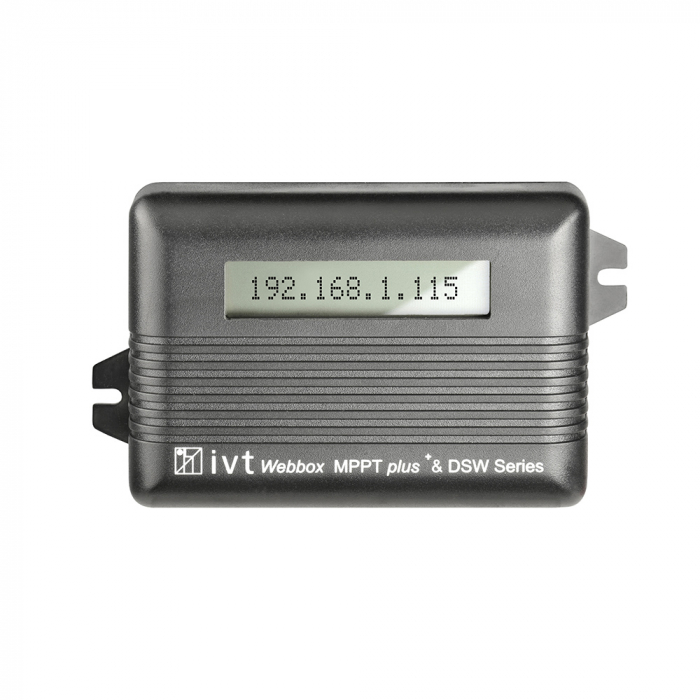 Webbox-LCD IVT für DSW Wechselrichter und MPPT<i>plus</i><sup>+</sup>