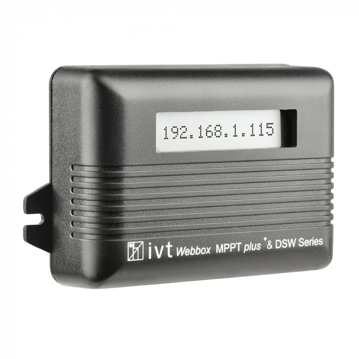 Webbox-LCD IVT für DSW Wechselrichter und MPPT<i>plus</i><sup>+</sup>