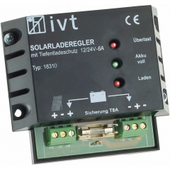 Shunt Solar-Laderegler IVT 12 V/24 V, 6 A