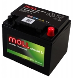 MOLL Spezial Li Batterie 12,8 V, 40 Ah mit Bluetooth Kommunikationsschnittstelle