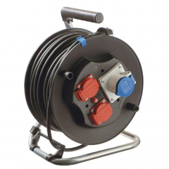 CEE Camping cable reel, with 40 m cable H07RN-F 3G1,5