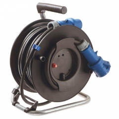 CEE Camping extension reel, with 25 m cable