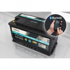 LiFePO₄ Standard Batterie FORSTER 12,8 V/100 Ah  100 A-BMS | Smart Bluetooth | Thermo Control | Ducato Ford PSA TGE | F12-100FBSH