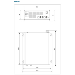 Digital Sine Wave Inverter IVT DSW-600, 12 V, 600 W